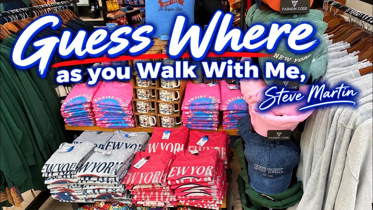 Guess where? Walk With Me, Steve Martin, on our way to Israel.
