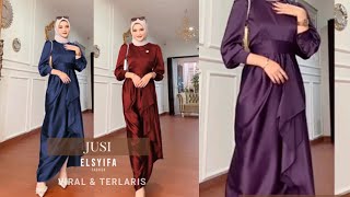 MODEL DRESS PESTA TERBARU 2023 JUSI ELSYFA