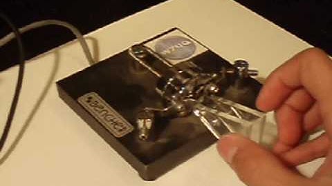 CW (Morse Code) CQ using Iambic Paddle