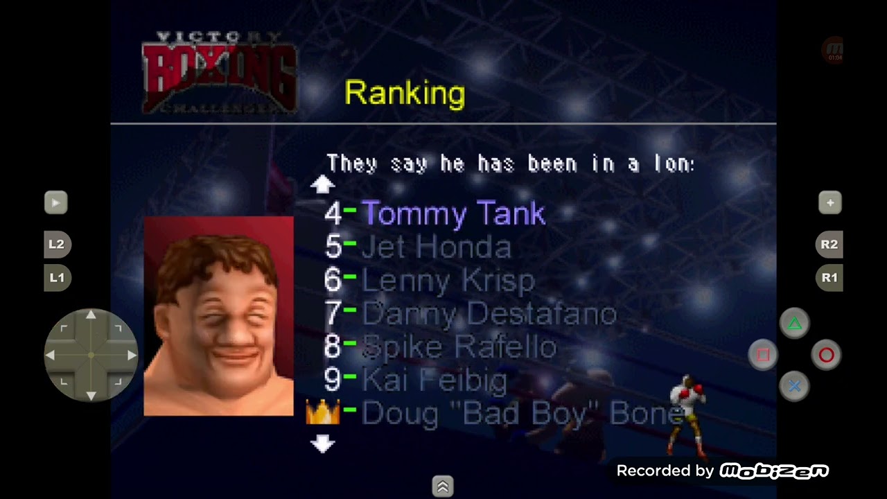 Victory Boxing challenger Ps1 All Boxers