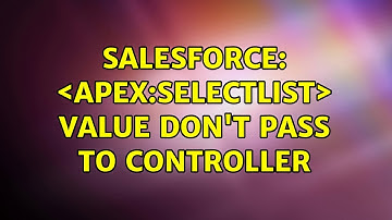 Salesforce: ＜apex:selectlist＞ value don