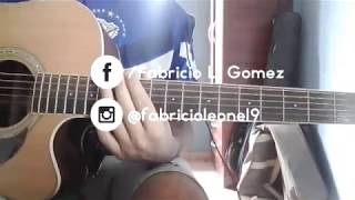 Video thumbnail of "Se Enamoro de mi la Soledad (Lucas Sugo) - Punteo Guitarra + Tutorial"