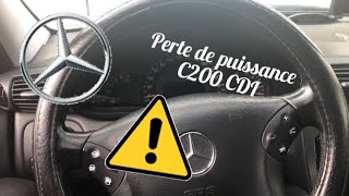 Résolution de panne #2 : Perte de puissance Mercedes C200 CDI