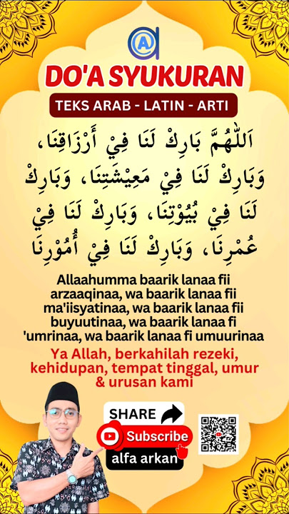 DOA SYUKURAN #doa #dua #doaseharihari