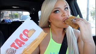 TRYING BURGER KING'S NEW $1 CRISPY TACOS!