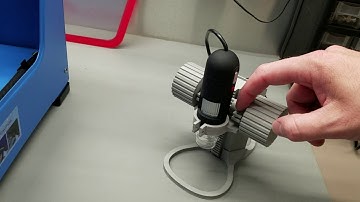 My first useful 3D print-USB microscope stand