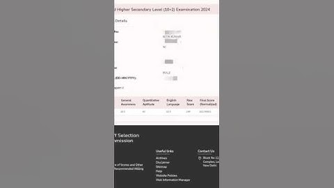 SSC CHSL 2024📚Tier-I Marks out🔥My score-152 🎯🎯#ssc#ssccgl #sscchsl #dream #sscexam #ssccgl #shorts