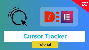 Cursor Tracker Widget : Dynamic Content for Elementor Tutorial