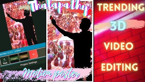 3d Lyrics video editing like ae | Node video tutorial in tamil