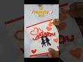 DIY Propose Day Card♥️💐|Valentine's day #shorts #proposeday #card #diy #couplelove #valentinesday