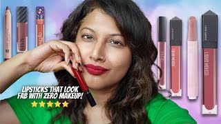 New viral lipsticks that’s fab with NO makeup pt4 Masaba/colour chemistry/Love Earth/Huda/Sephora