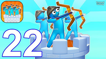 Archery Bastions: Castle War - Gameplay Walkthrough Part 22 Level 79-82 (iOS, Android)