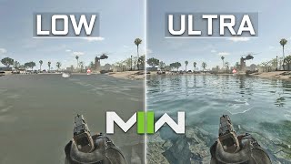 Call Of Duty Modern Warfare 2 Low vs Ultra | Graphics and Performance Comparison