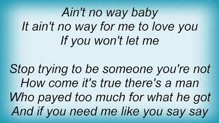 Aretha Franklin - Ain't No Way Lyrics