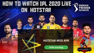 How to watch IPL 2020 Live On Hotstar for free? | Hotstar Mod APK + Unlocked[Disney/Premium/VIP] Apk screenshot 4