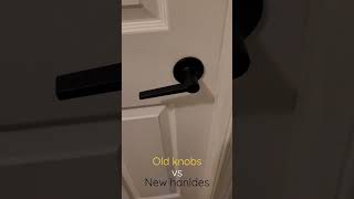 Changing doorknobs can make a huge impact! #shorts #diy #renovation