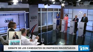 EN VIVO 17/4/2024 Debate de los candidatos de partidos minoritarios