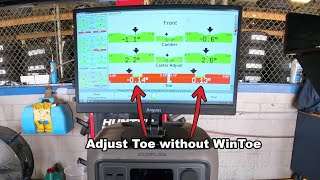 2013 Toyota Avalon | POV Wheel Alignment: 🦶Adjust Toe without WinToe🦶