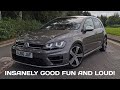 VW GOLF R MK7 DSG STAGE 1 REMAP REVIEW! DRIVEN HARD!! 370 BHP RESONATOR DELETE! SHOULD YOU BUY IT?