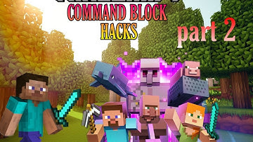 TOP BEST COMMAND BLOCK HACKS | PART 2| MINECRAFT PE