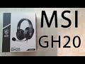 Игровые наушники MSI Immerse GH20 обзор