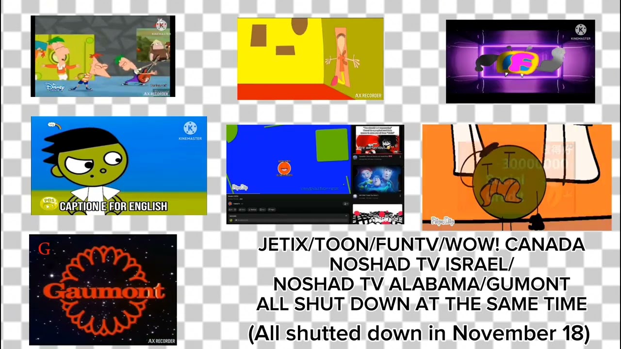 JETIX/TOON/FUNTV/WOW! CANADA/NOSHAD TV ISRAEL/ NOSHAD TV ALABAMA/GUMONT ALL SHUTTED DOWN IN NOV 18