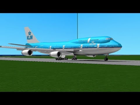 Roblox 757 Update 2013 Flight Simulator Test Flight Boeing 747 Klm Flight Lax Jfk Youtube - boeing plane roblox