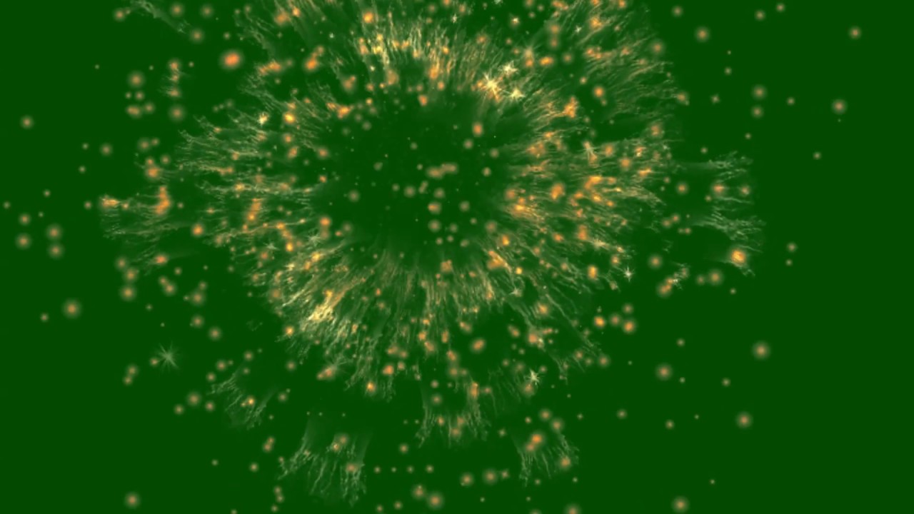 Full HD Green Screen Fire works particals Effects Free - YouTube