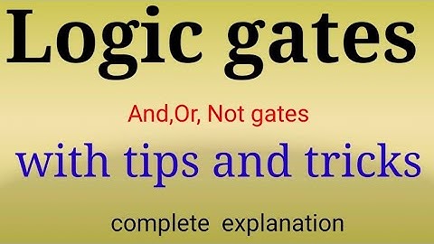 class 11th computer science HBSE  logic gates (and,or, not) important questions