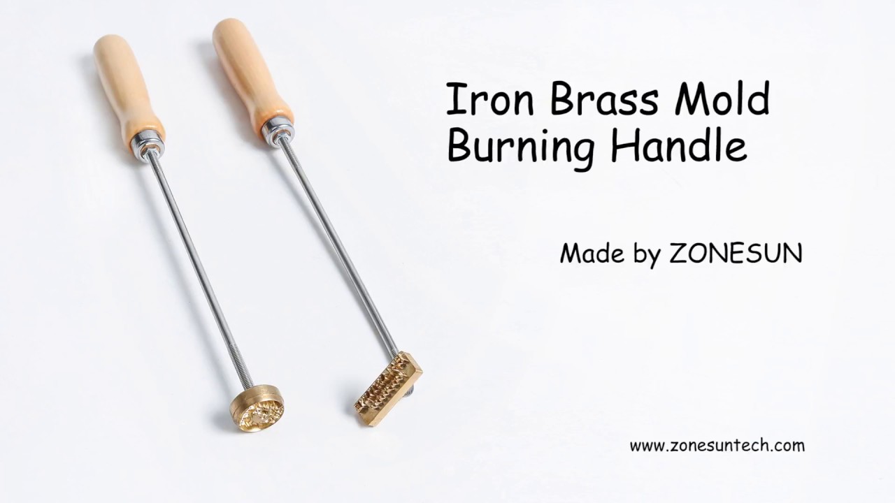 How to use the Iron Brass Mold Burning Handle YouTube