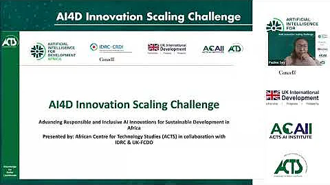 AI4D Innovation Scaling Challenge Webinar I