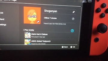 Nintendo Switch friend code exchange