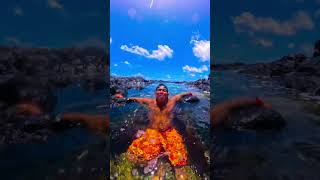 The ocean is my playground.#hawaii #tidepool #summershorts #make waves #funinthesun #hike #vacation