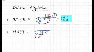 U1L7V3   Division Algorithm with remainders Wealth