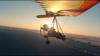 10 10 2021   My first solo flight on hang glider
