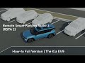 Remote smart parking assist 2 rspa 2 full version  the kia ev9