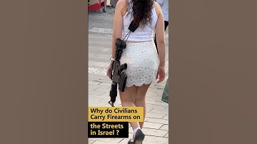 Why Civilians carry Weapons in the streets #israel #IDF #Jerusalem