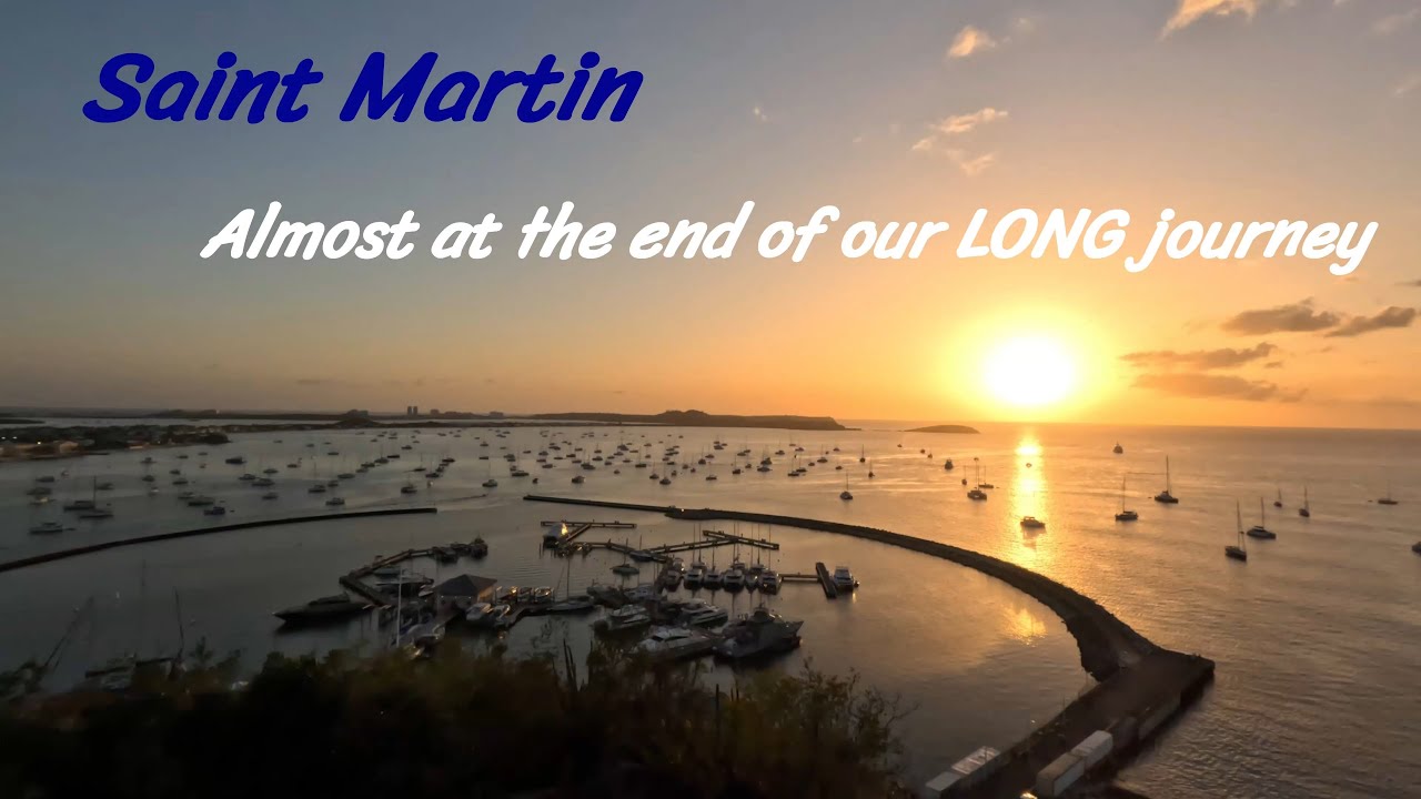 Sailing to Saint Martin the last journey of the season from BVI