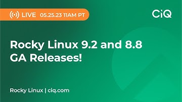 Rocky Linux 9.2 and 8.8 GA Releases!