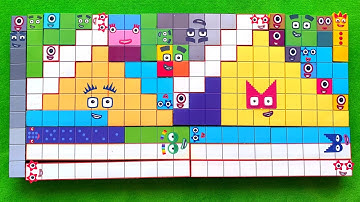 Looking for Numberblocks NEW 211 Puzzle Tetris Shape | ASMR chirping of birds