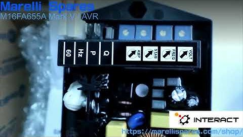 Marelli spares automatic voltage regulator origin from factory Italy