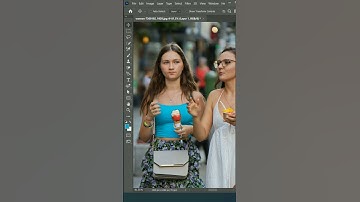 How to Select and Move Object in photoshop 2022 | Content-aware fill trick 2 #short #photoshoptricks