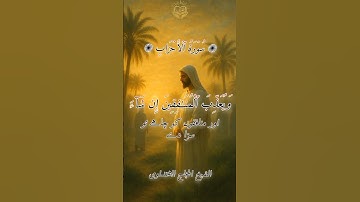 #سورة_الاحزاب#القرآن_يضيء_القلوب#القرآن_الكريم#آيات_تهز_القلوب #تلاوة_نادرة #اكسبلور