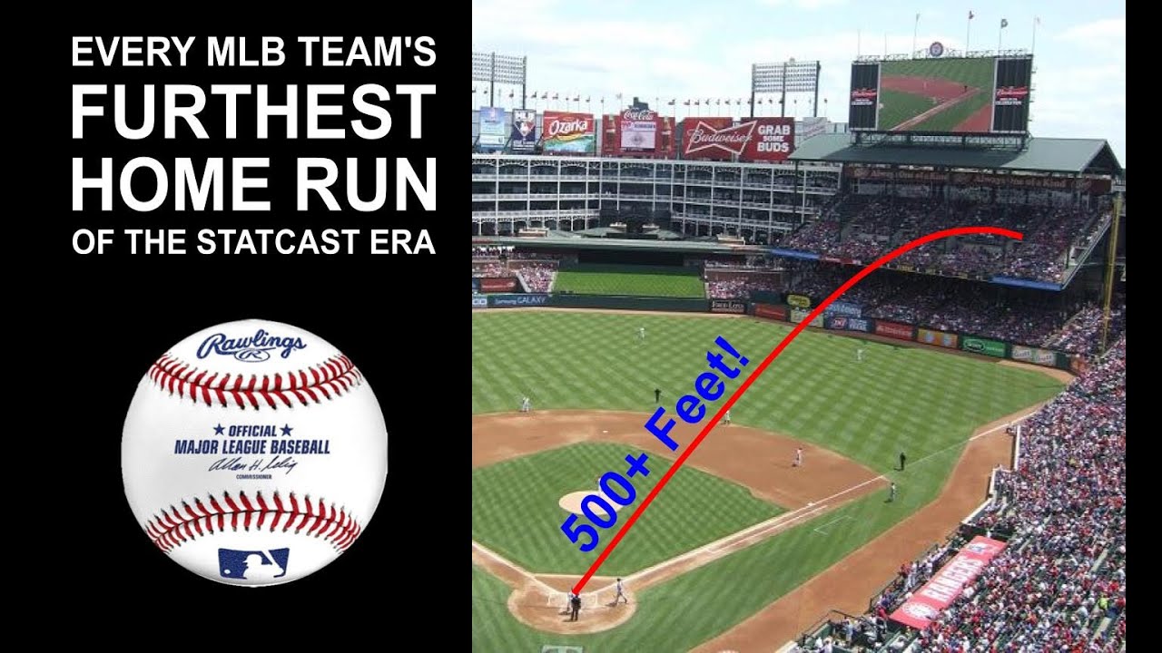 Every MLB team's farthest home run of the Statcast era YouTube