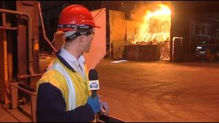 WIN News at the Port Kembla Steelworks