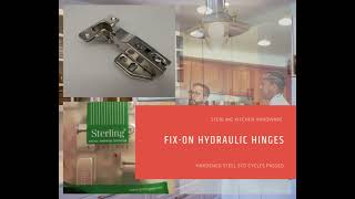 Fix-On Hydraulic hinges