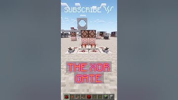 How to use the INPUTS and OUTPUTS of the XOR GATE! | Redstone with PsiVolt #minecraft #redstone