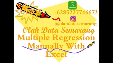 Multiple Regression Manually With Excel