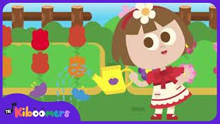 Video thumbnail of "Sing a Song of Flowers - The Kiboomers Preschool Songs & Nursery Rhymes About Colors"