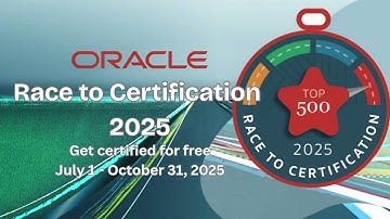 Race to Certification 2025 | Free Oracle Cloud, AI, Multicloud & Data Certifications #oracle